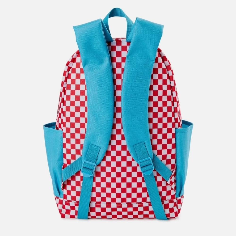 Checkerboard Multi-Color Backpack - Picture 5 of 8
